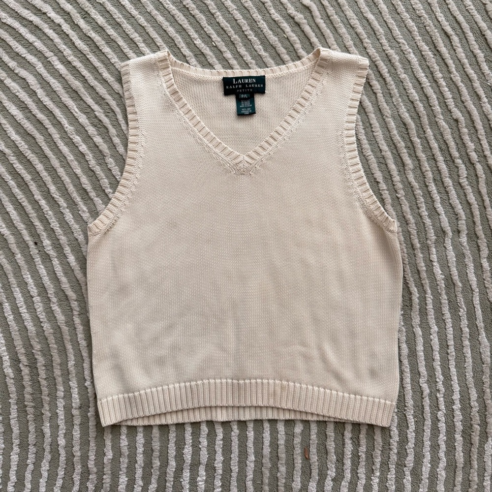 Ralph Lauren Crop Vest vintage